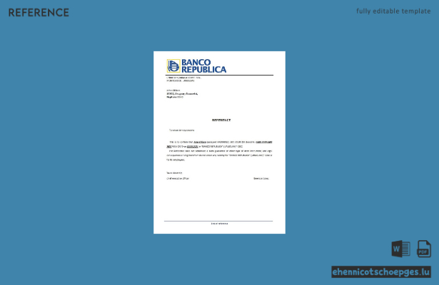 Uruguay Banco Republica Schließungsreferenzbeispiel Vorschau